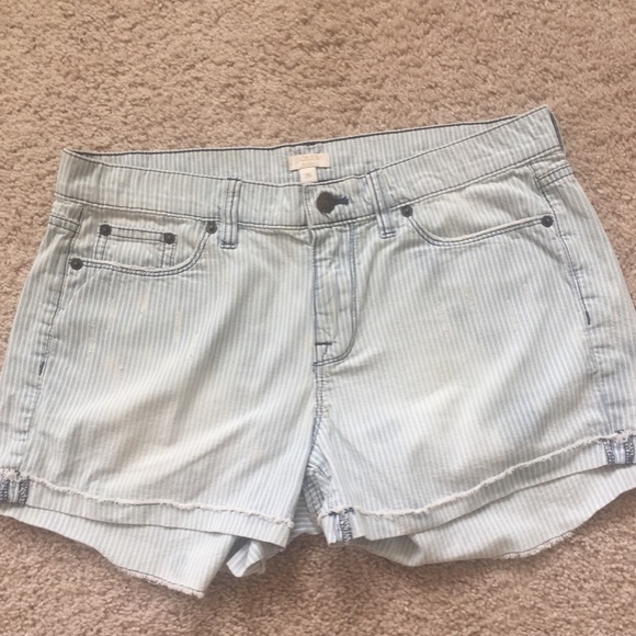 J Crew Striped Shorts - Picture 2 of 3